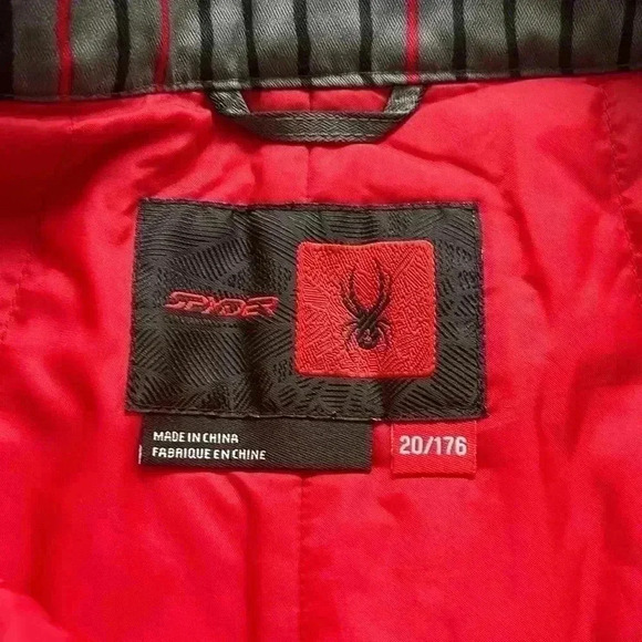 🔥Spyder🔥 | Grey  snow pants with black and red stripes - Picture 9 of 15